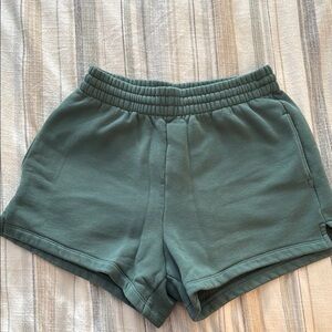 Women's Green Shorts